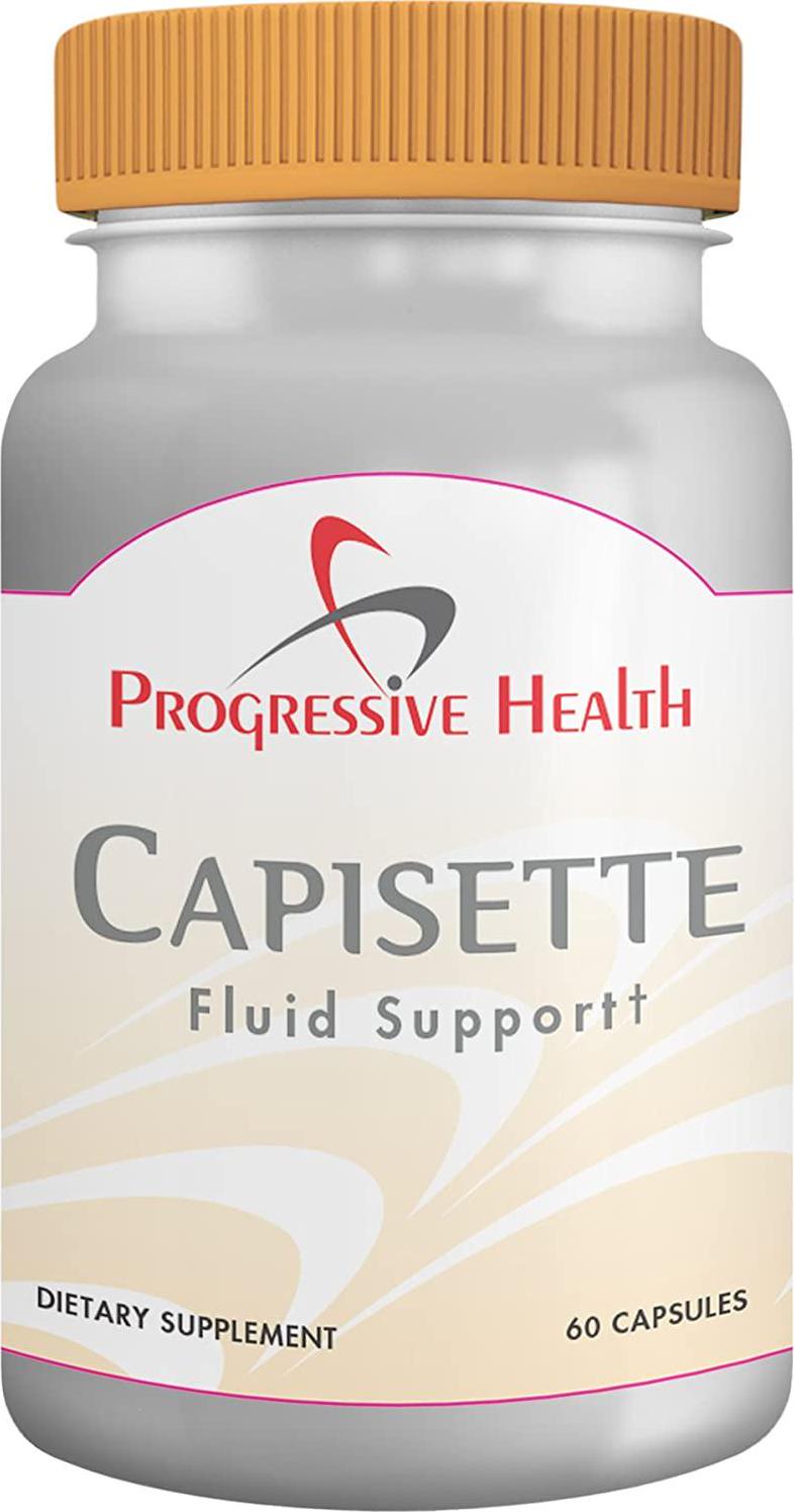 Capisette Water Retention Support - Reduces Swollen Feet, Ankles, and Legs - Reduce Swelling and Fluid Retention from Edema. Includes: Potassium, Dandelion Root, and More- Dietary Supplement (60 capsules)