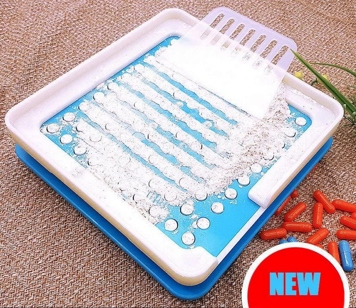 Capsule Machine Size 00 (Large) - 100 Holes Empty Capsules Filler with Tamper Supplements Filling Vitamin Pill