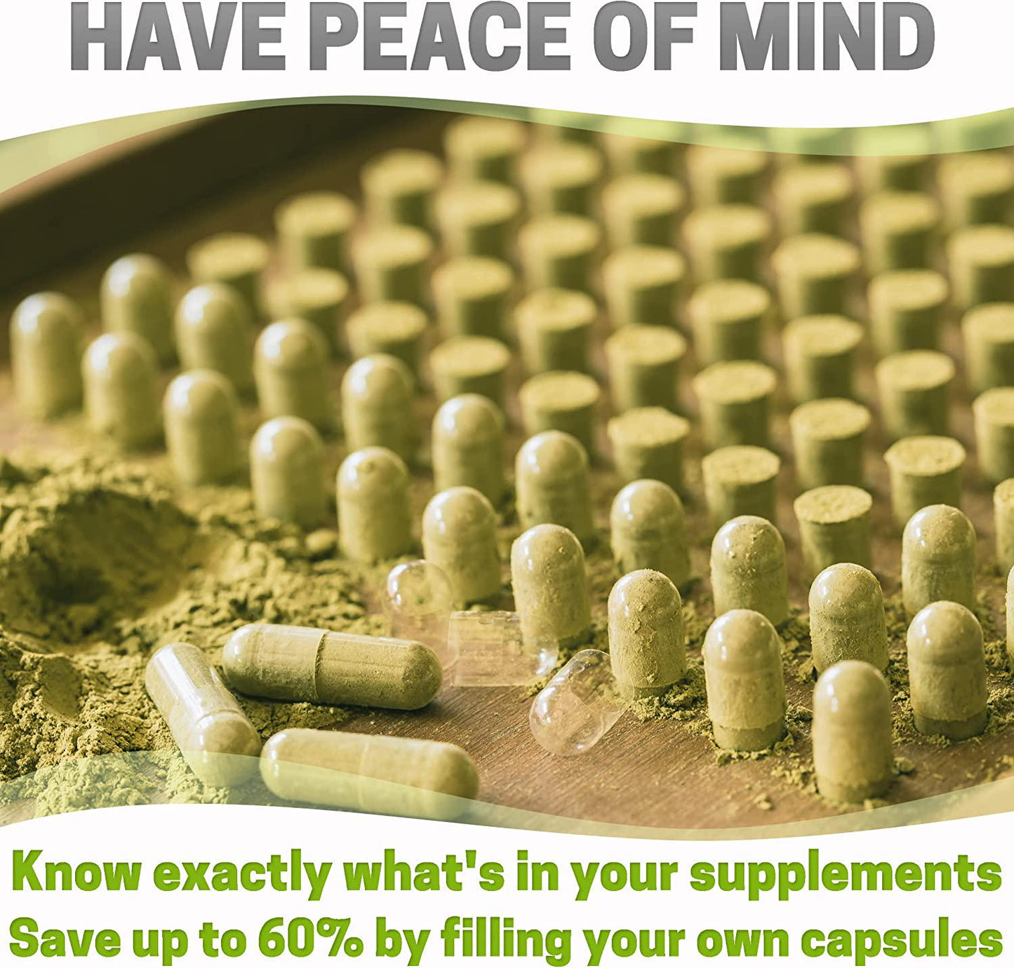 Capsules Express- Delayed Release Size 0 Empty Vegan Capsules Kosher and Halal Certified - Gluten-Free Vegetarian/Vegetable Pill Capsule - DIY Powder Filling (500)