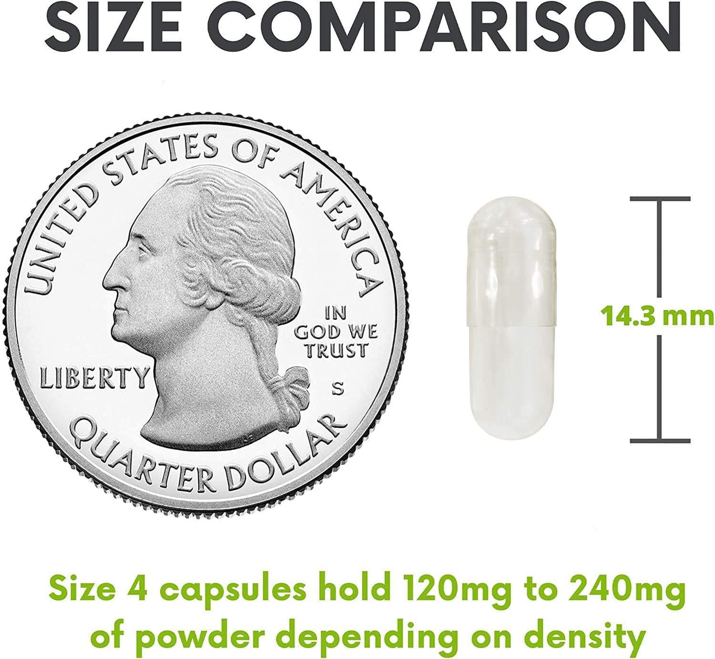 Capsules Express- Size 4 Multi-Colored Empty Gelatin Capsules - Kosher - Pure Gelatin Pill Capsule - DIY Powder Filling (1000)