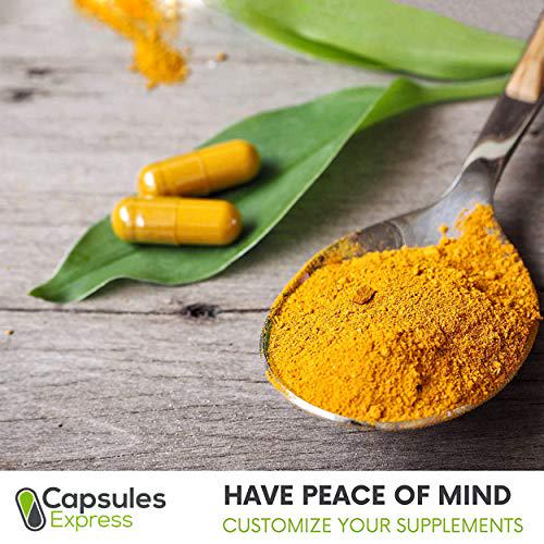 Capsules Express- Size 5 White Empty Gelatin Capsules - Kosher - Pure Gelatin Pill Capsule - DIY Powder Filling (1000)