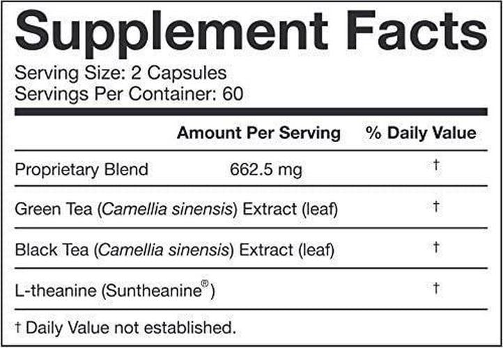 CardioTea with L-Theanine (Suntheanine), 120 Capsules