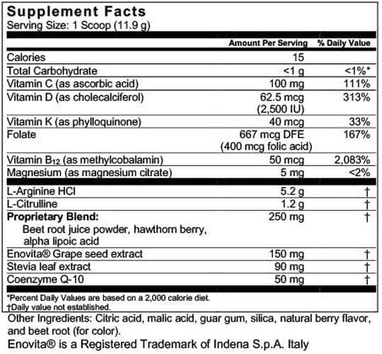 Cardio Defender 6 Pack - New Packaging, Same Great Formula - Cardio Heart Health - L-Arginine Supplement with 5,200mg L-Arginine and 1,200mg L-Citrulline - Heart Health Drink Mix