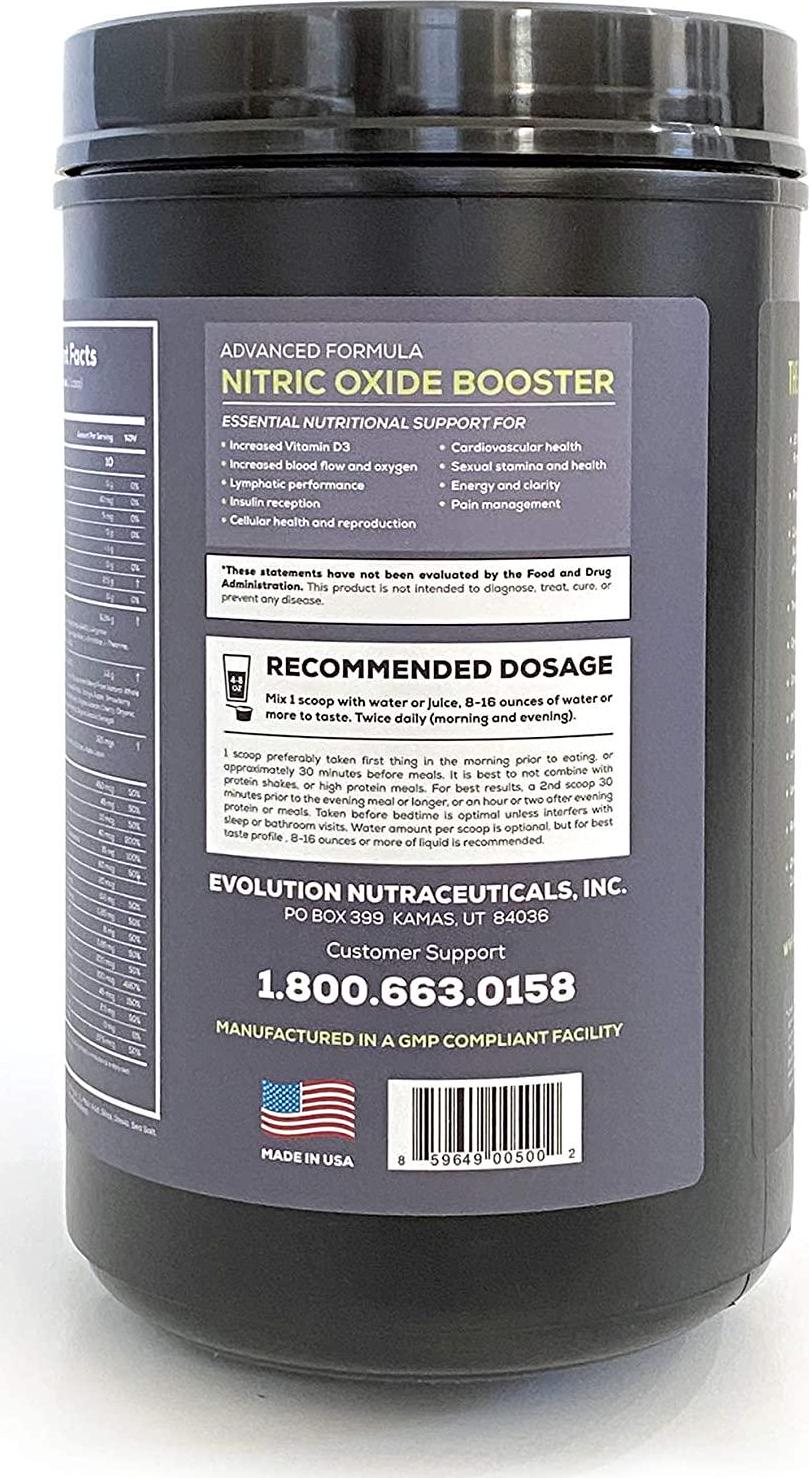 Cardio Miracle (TM) - The Complete Nitric Oxide Solution - Nutritional Heart Healthy L-Arginine and Organic Beetroot Drink Mix (Stevia) 90 Servings