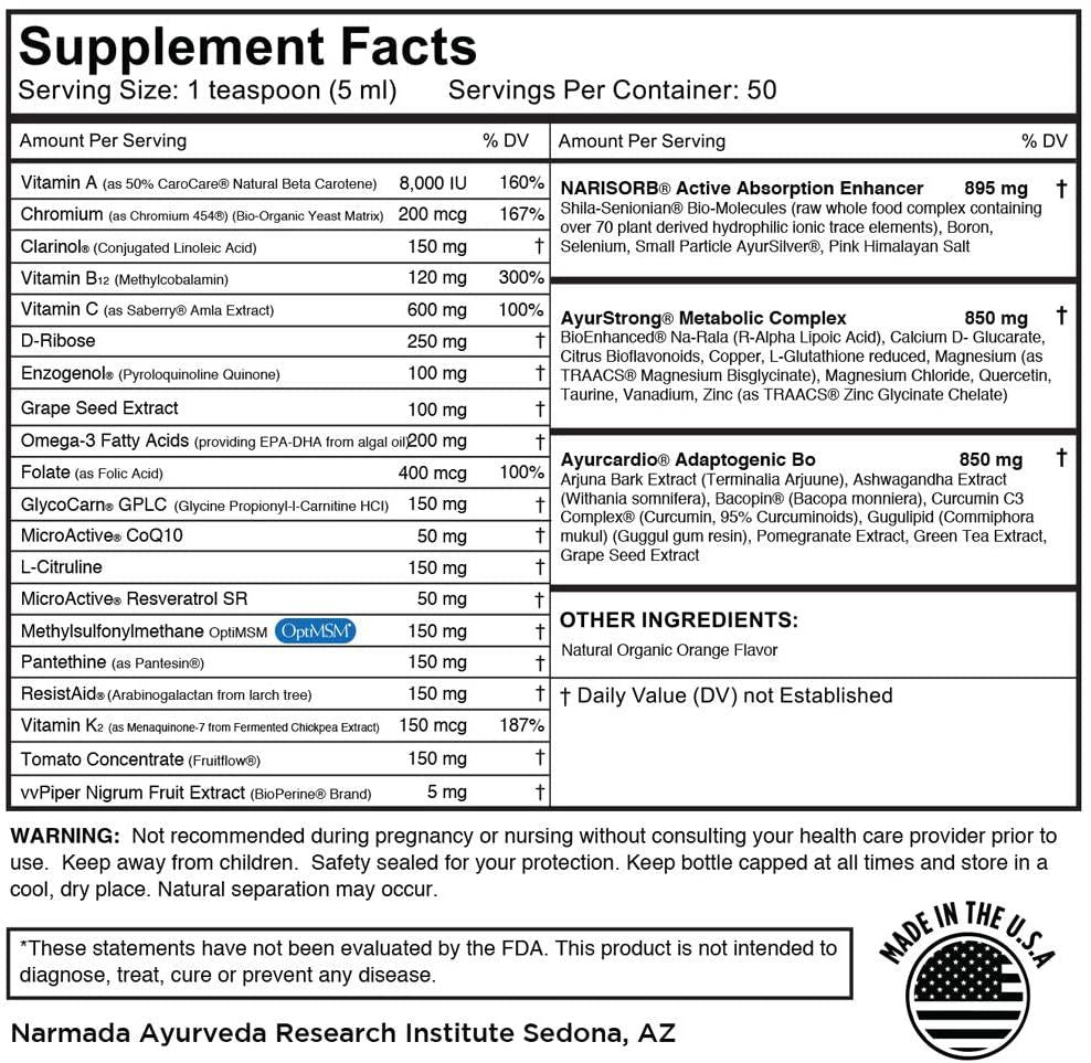 Cardio Veda by Nariveda | Ayurvedic Heart and Circulation Support from Nourishing Plant-Based Patented Nutrients | Supports Healthy Cellular and Cholesterol Lowering Vein and Blood Pressure Support