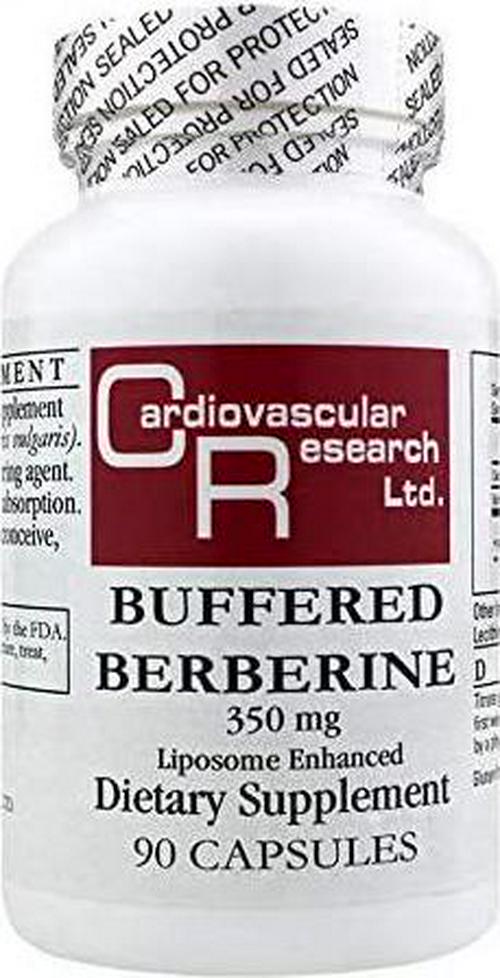 Cardiovascular Research Buffered Berberine 350 Mg, White, 90 Count