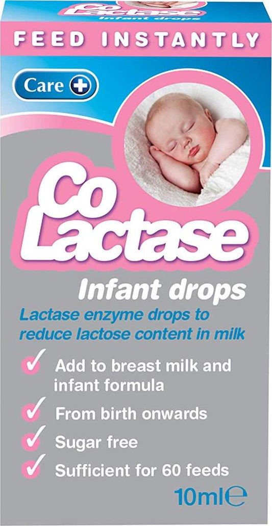Care Co-Lactase Infant Drops, Lactase Drops Sugar Free - 10 ml