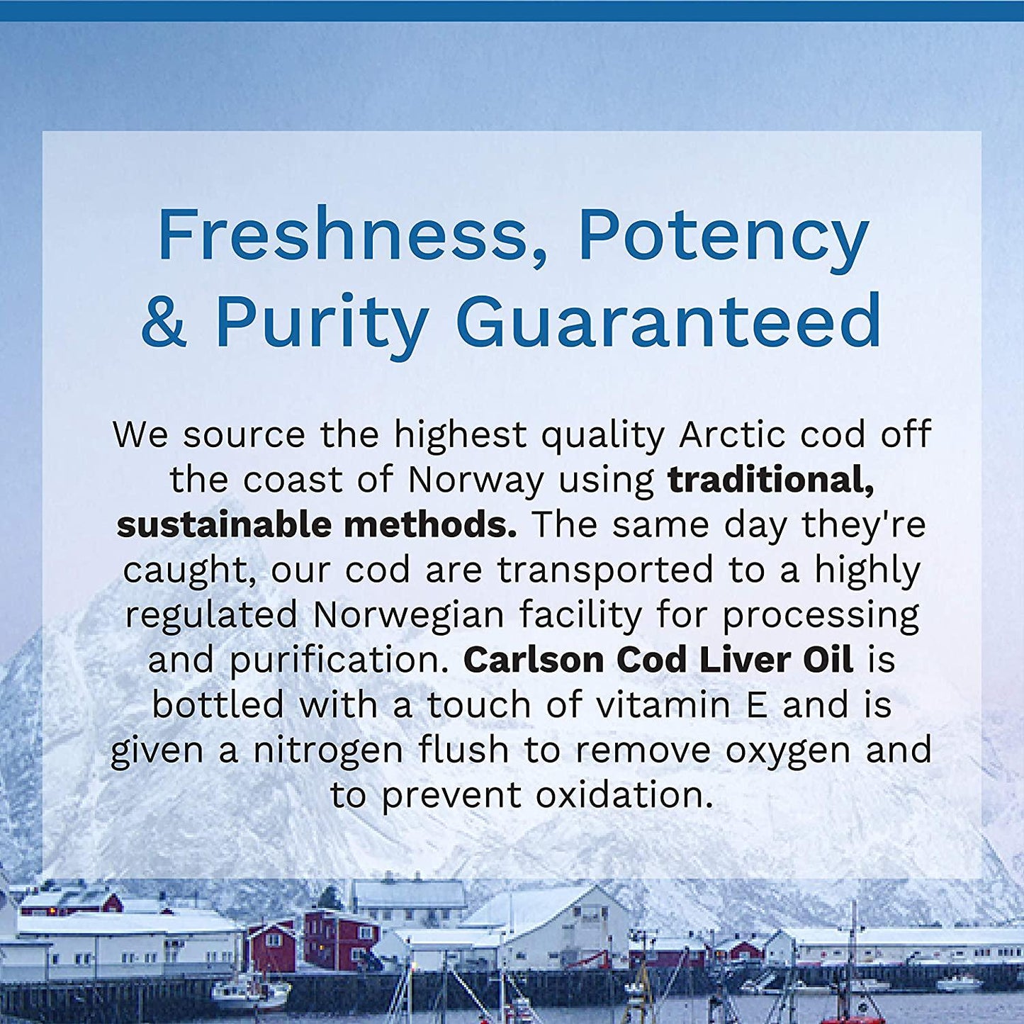 Carlson - Cod Liver Oil, 1100 mg Omega-3s, Liquid Fish Oil Supplement, Wild-Caught Norwegian Arctic Cod-Liver Oil, Sustainably Sourced Nordic Fish Oil Liquid, Lemon, 250 ml