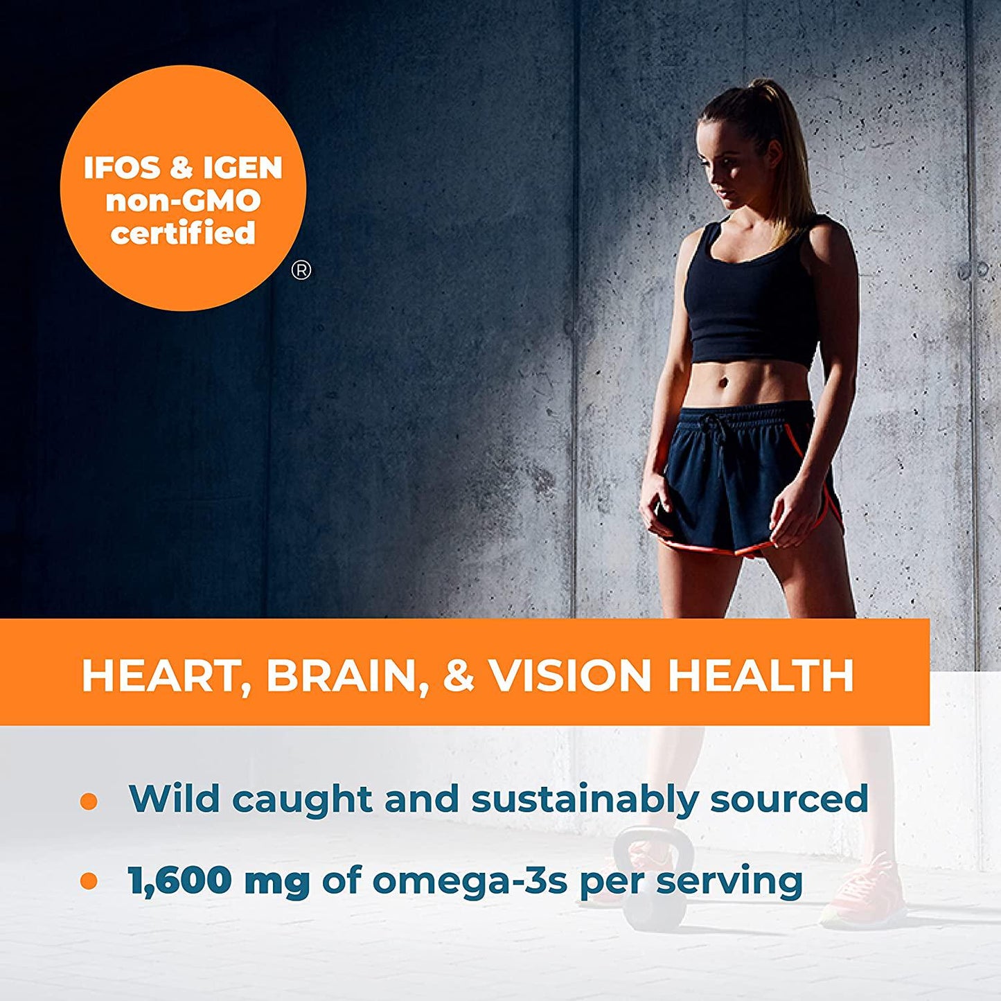 Carlson - Elite Omega-3 Gems, 1600 mg Omega-3 Fatty Acids Including EPA and DHA, Norwegian, Wild-Caught Fish Oil Supplement, Sustainably Sourced Omega 3 Fish Oil Capsules, Lemon, 90+30 Softgels