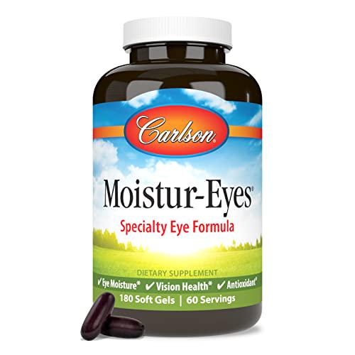 Carlson Moistur-eyes, 180 Softgels