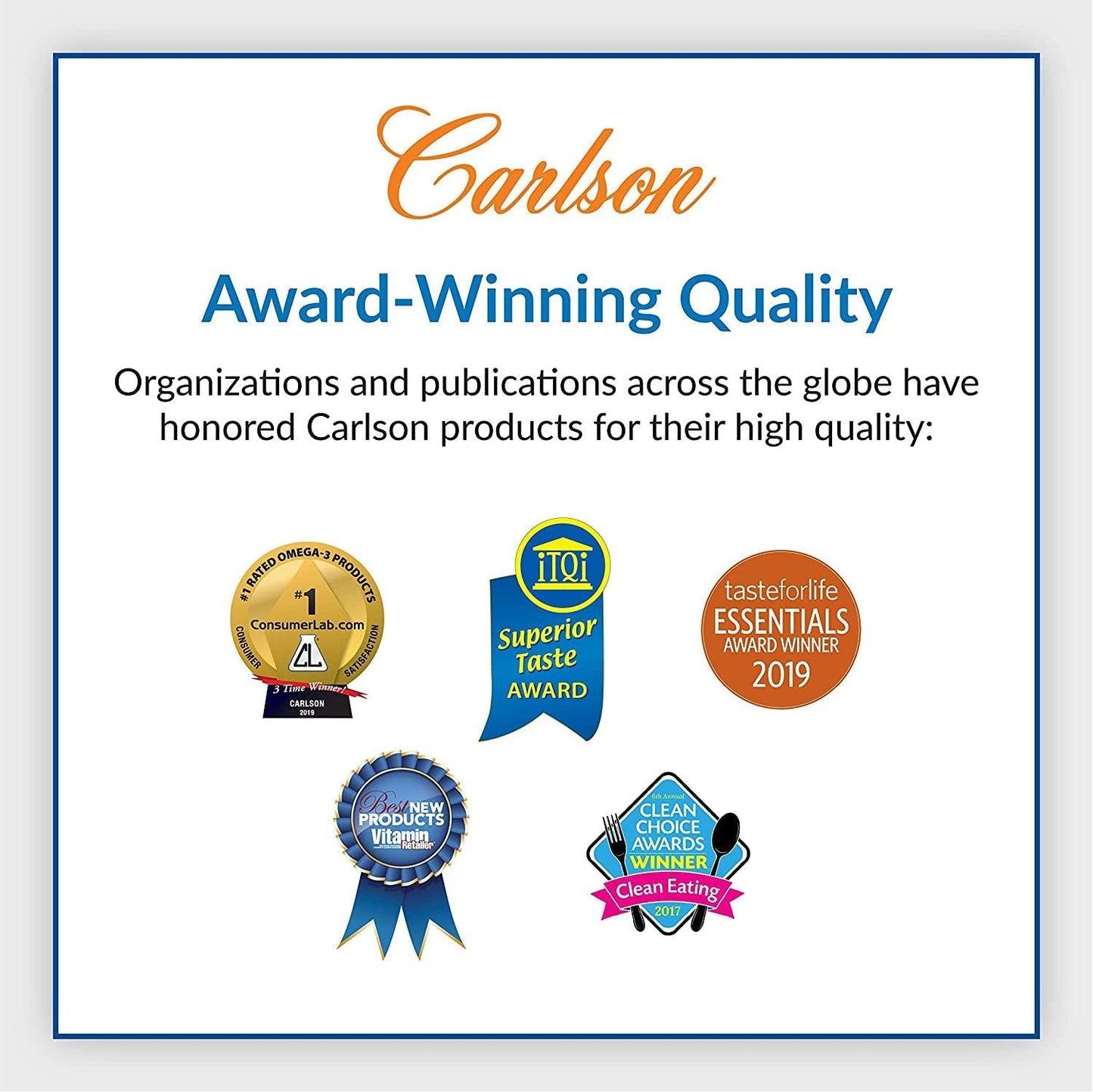 Carlson - Super DHA Gems, 500 mg DHA, Norwegian Fish Oil Concentrate, Sustainably Sourced, 60 Soft gels