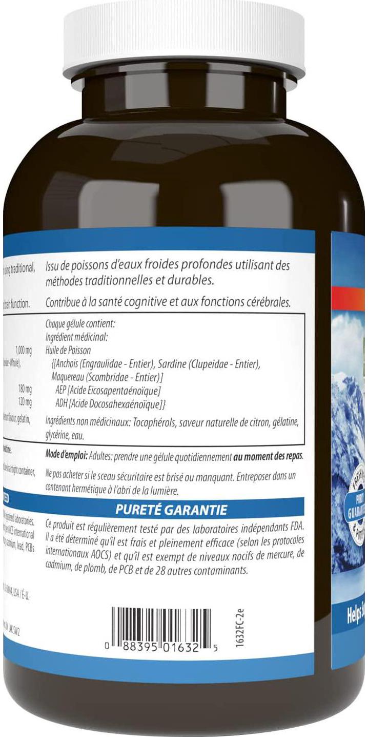 Carlson - The Very Finest Fish Oil, 700 mg Omega-3s, Norwegian Fish Oil Supplement, Wild Caught Omega 3 Fish Oil, Sustainably Sourced Fish Oil Capsules, Omega 3 Supplement, Lemon, 240 Softgels