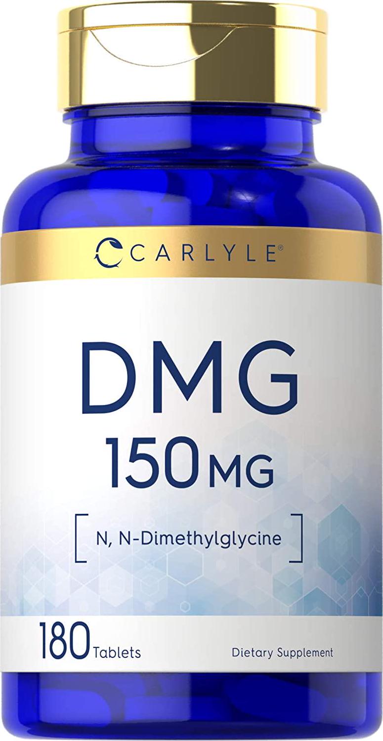 Carlyle DMG Supplement | 150 mg 180 Tablets | N-Dimethylglycine | Vegetarian, Non-GMO, Gluten Free