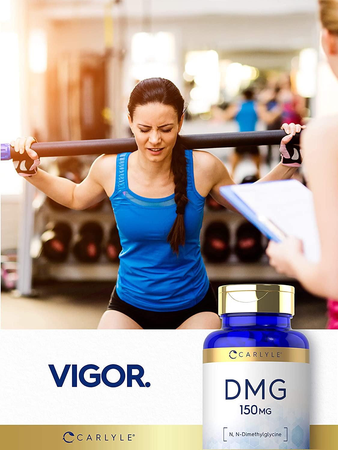 Carlyle DMG Supplement | 150 mg 180 Tablets | N-Dimethylglycine | Vegetarian, Non-GMO, Gluten Free