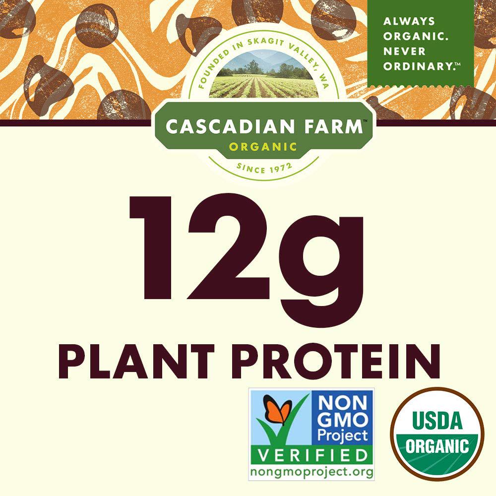 Cascadian Farm Organic Peanut Butter Chocolate Chip Protein Bars, 1.77 oz, 5 ct