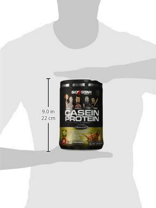 Casein Protein Powder | Six Star Elite Casein Protein Powder | Slow-Digesting Micellar Casein Protein Powder for Muscle Gain | Triple Chocolate Protein Powder, 2 lbs (26 Servings) (Package May Vary)