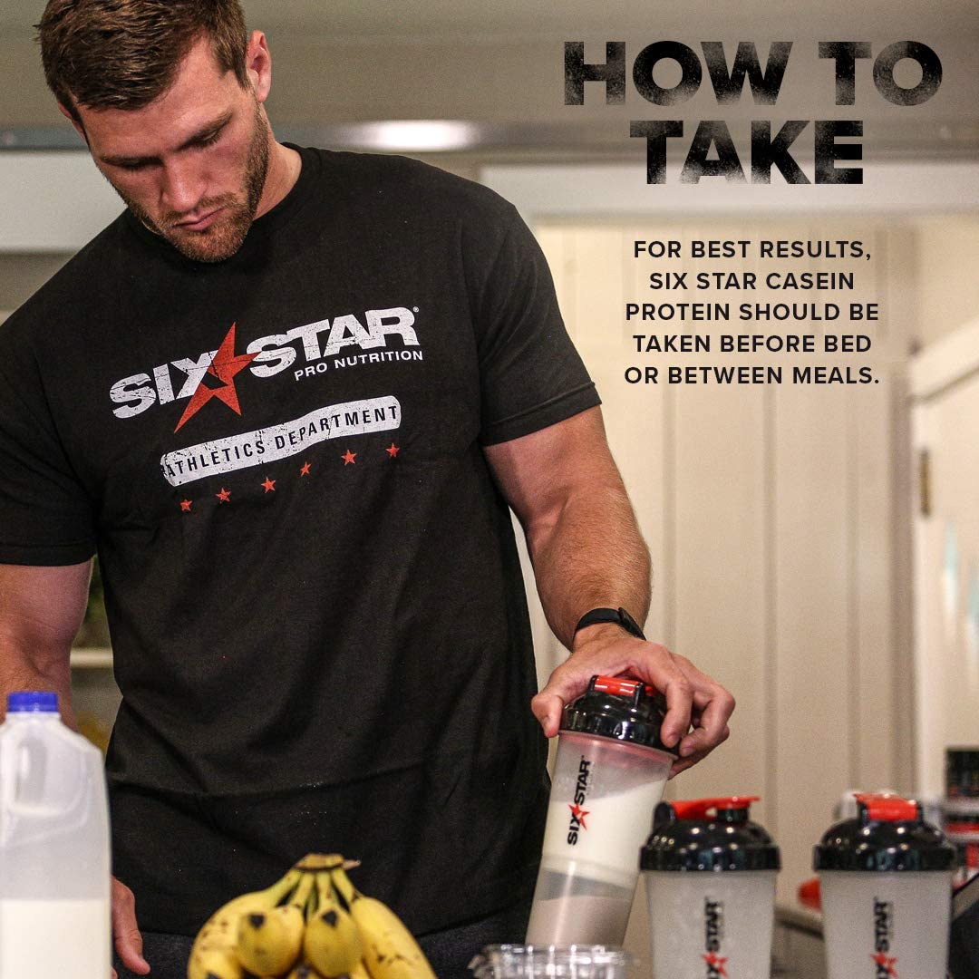 Casein Protein Powder | Six Star Elite Casein Protein Powder | Slow-Digesting Micellar Casein Protein Powder for Muscle Gain | Triple Chocolate Protein Powder, 2 lbs (26 Servings) (Package May Vary)