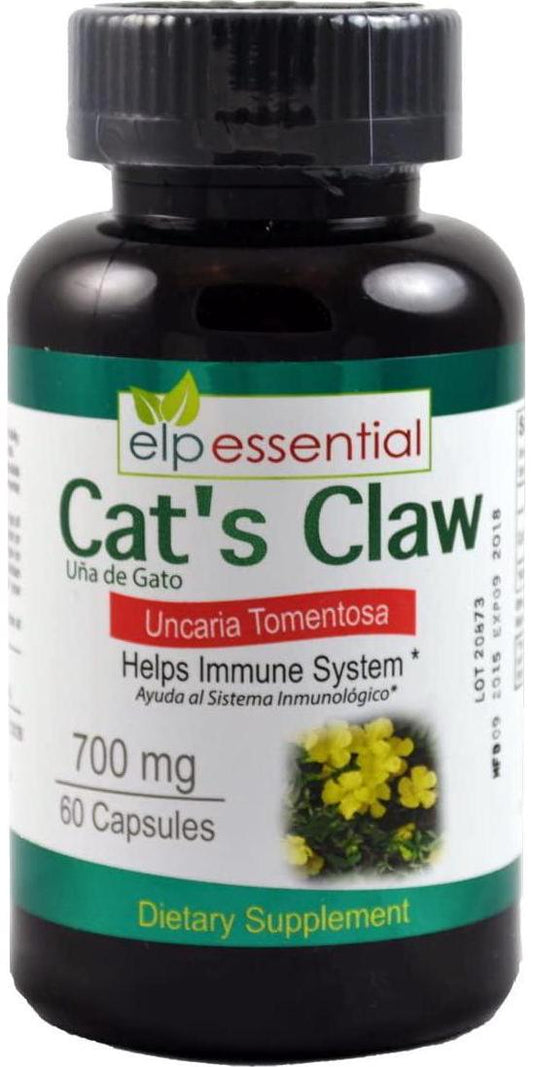 Cat's Claw Uña de Gato Uncaria Tomentosa 700mg 60 Capsules