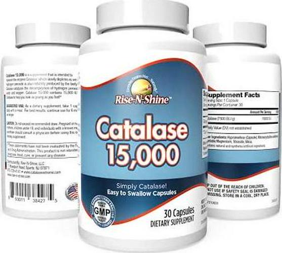 Catalase 15,000 - Pure Catalase Antioxidant Enzyme - Acid Resistant Capsule