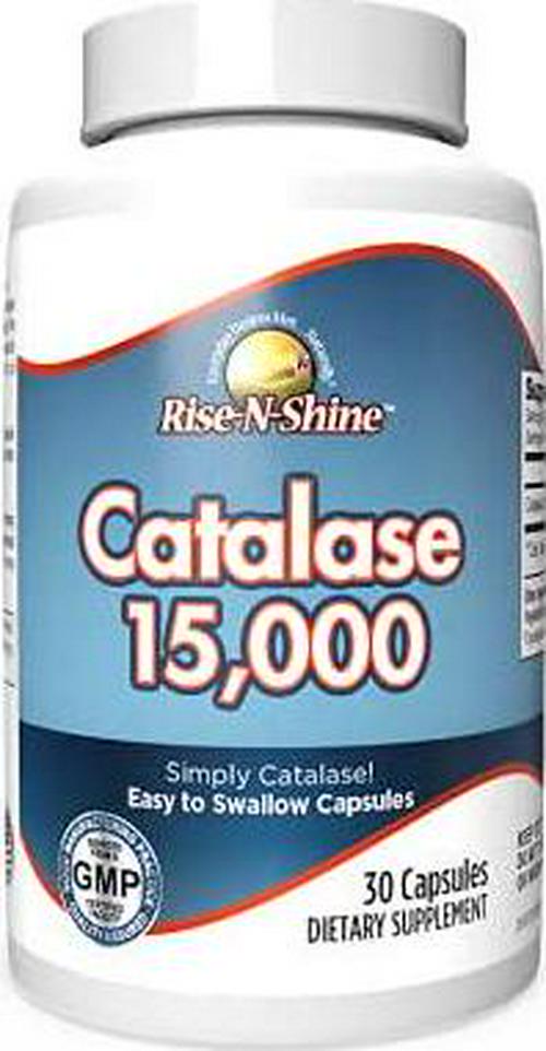 Catalase 15,000 - Pure Catalase Antioxidant Enzyme - Acid Resistant Capsule