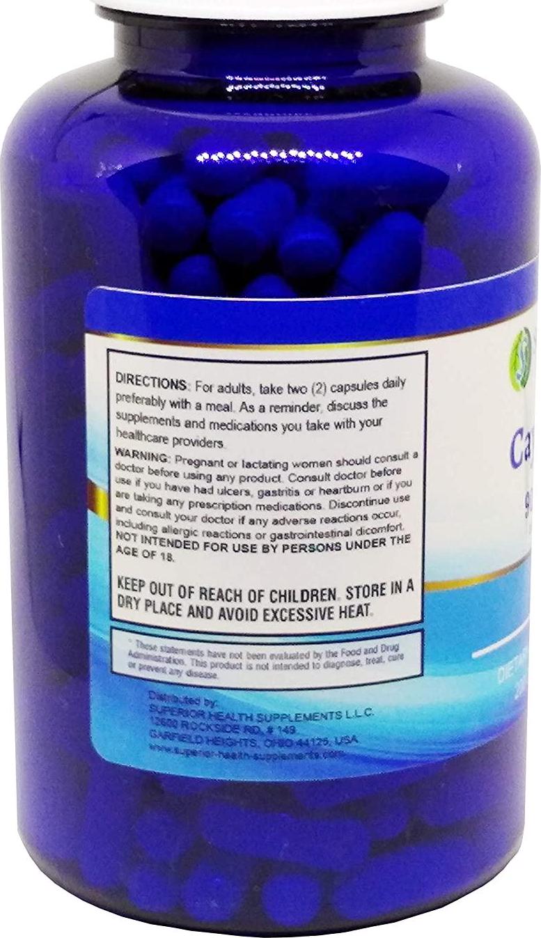 Cayenne Pepper Capsules 900mg Serving