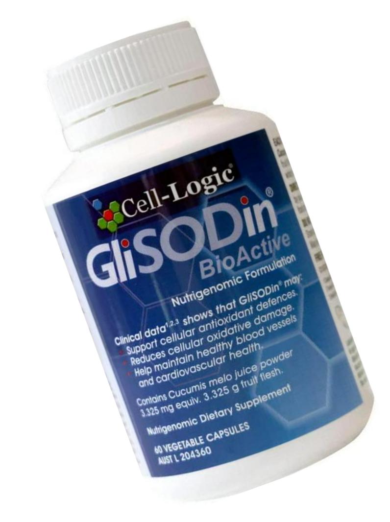 Cell Logic GliSODin Bioactive 60 Vegetable Capsules