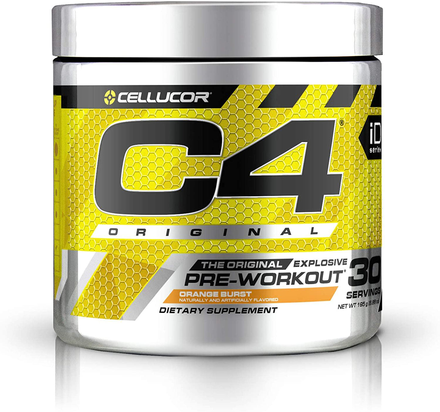 Cellucor, C4 Original Explosive Pre-Workout Supplement, Orange Burst, 30 Servings