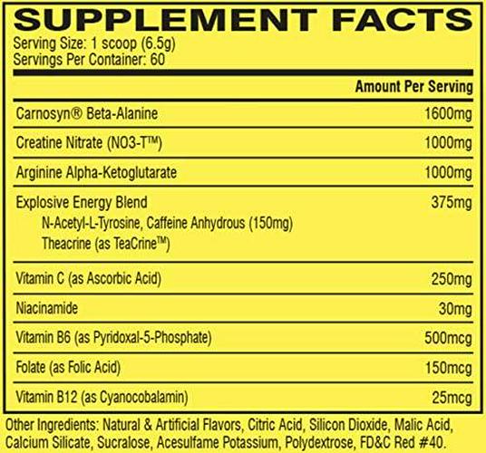 Cellucor ID Series C4 Pre Workout Original Strawberry Margarita Dietary Supplement 60 Servings