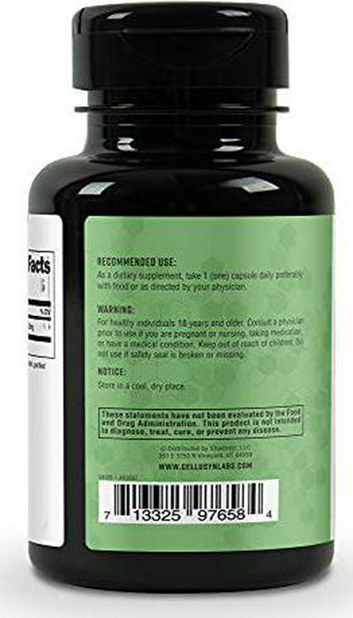 Cellusyn Labs PQQ (Pyrroloquinoline Quinone) 20mg, 60 Capsules