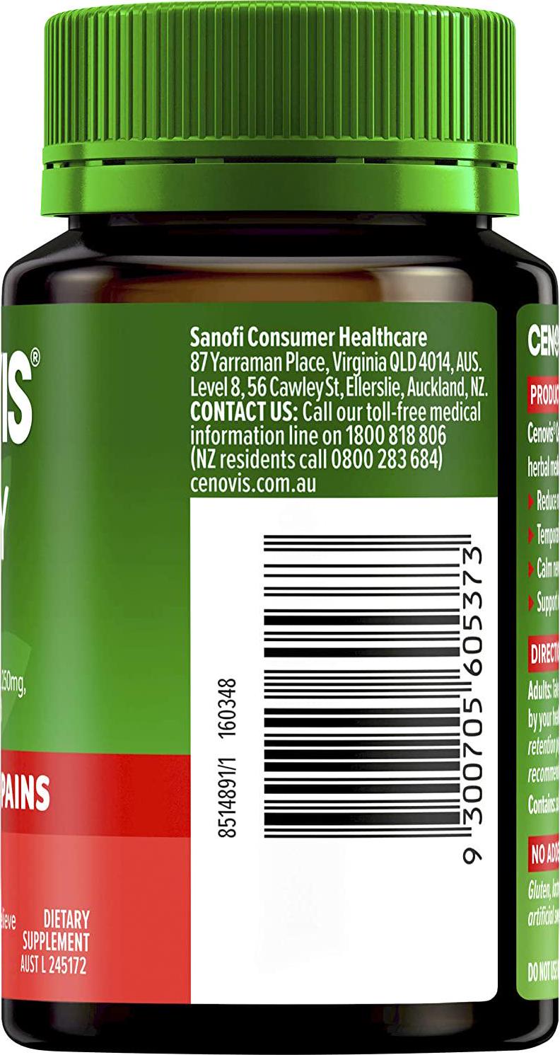 Cenovis Celery 2500 - Reduces Mild Rheumatic Pains in traditional Western herbal medicine, 80 Capsules