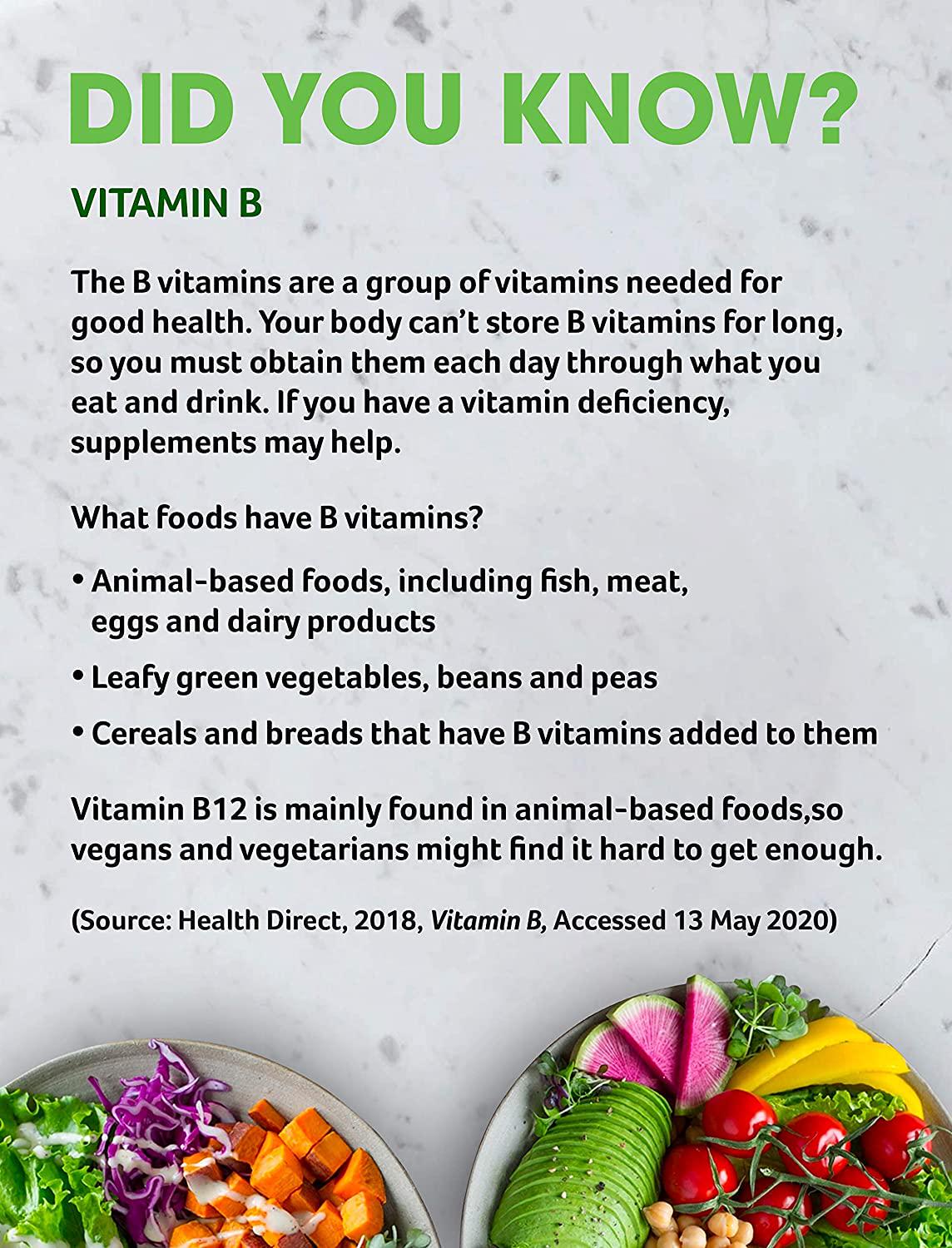 Cenovis Mega B - High strength Vitamin B Tablets - Supports Energy Levels - Supports Nervous System, 200 Tablets