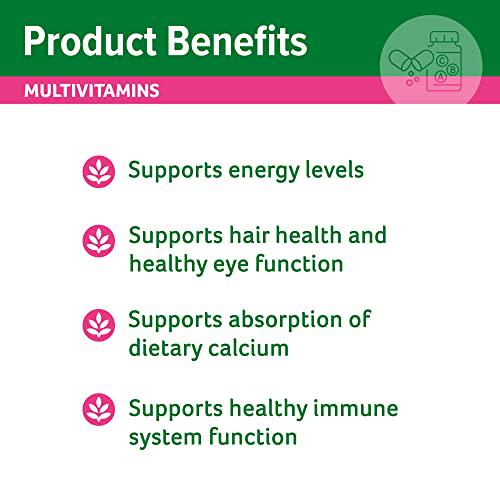 Cenovis Women's Multivitamin for Energy - comprehensive formula - supports energy levels and maintains hair health, Multi Vitamin 50 Capsules