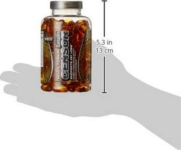 Censor - Fat Loss and Body Toner with CLA, Fish Oil, Safflower and Omega 3-6-9 Blend - Dietary Supplement for Improved Energy, Metabolism and Health - 180 Softgels