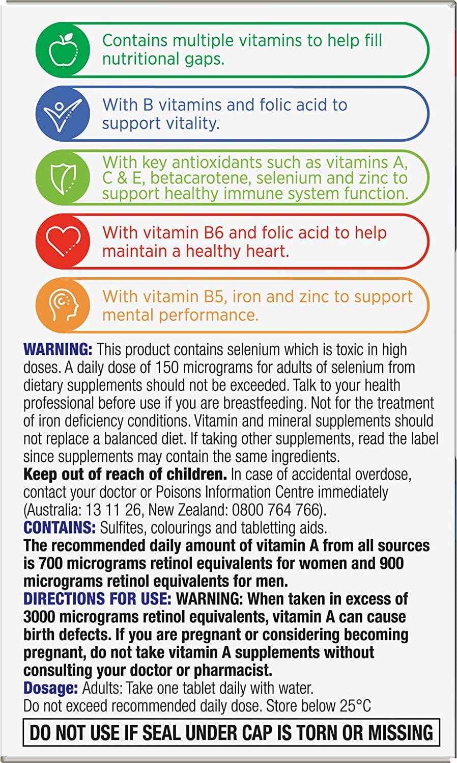 Centrum Multivitamin Tablets for 50+ Men's, 60 Count