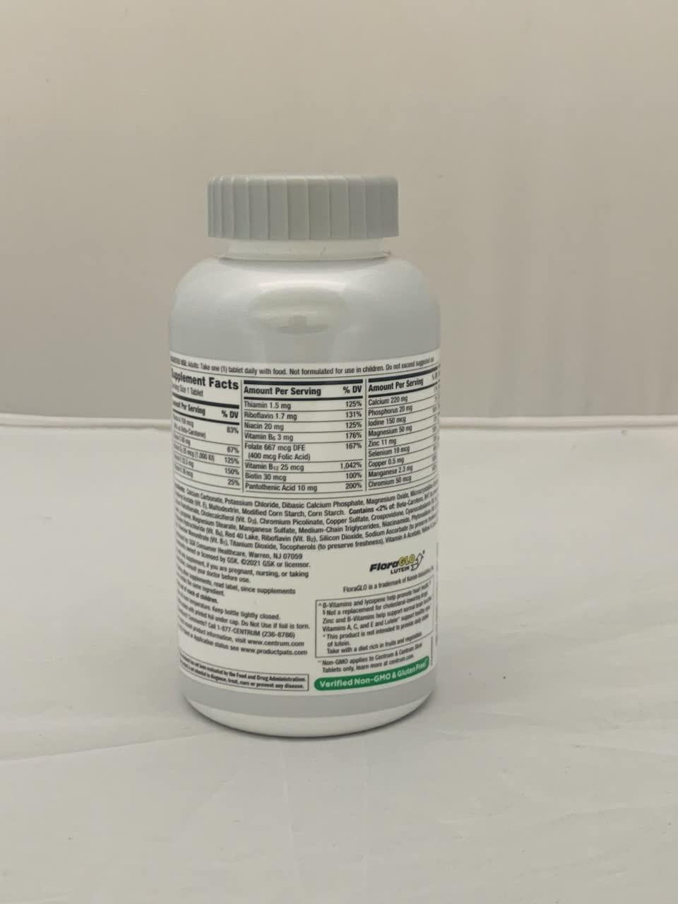 Centrum Silver Adults 50+ Multivitamins, 325 ct.