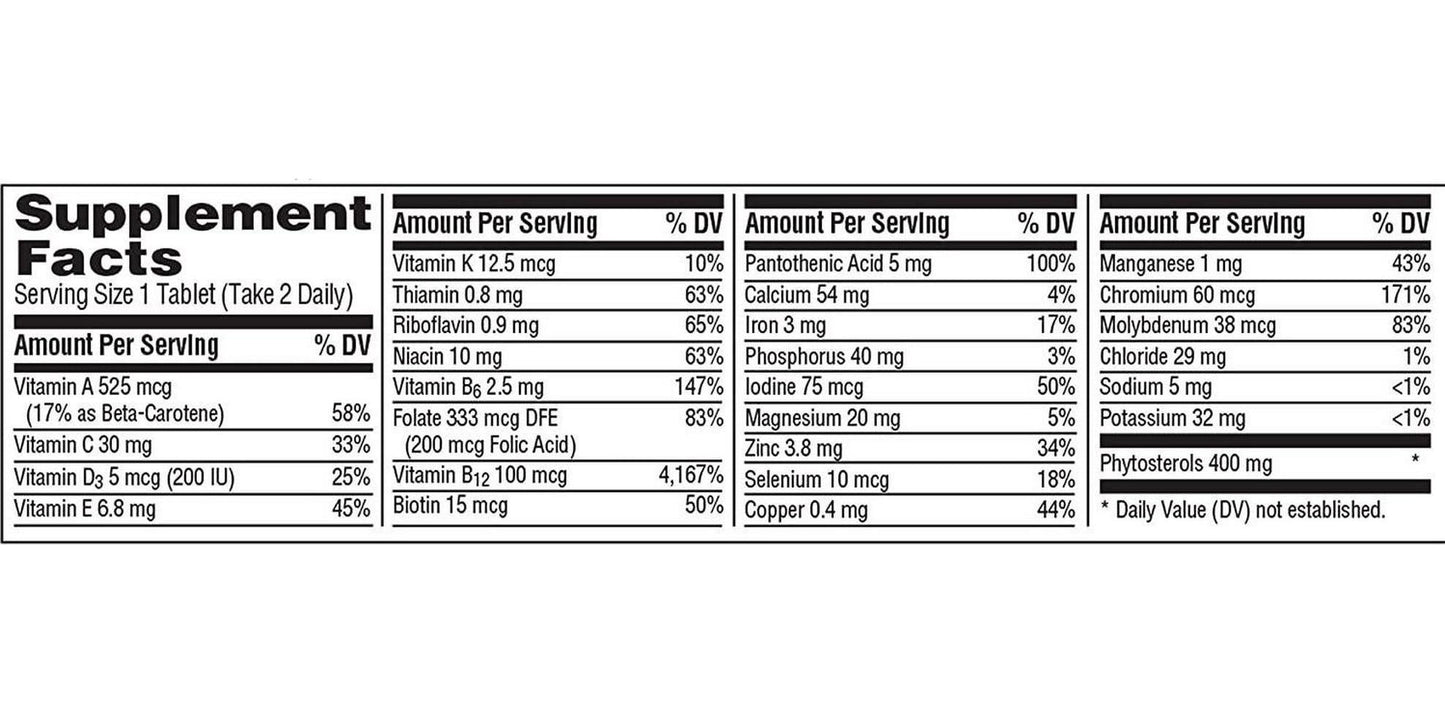 Centrum Specialist Heart Complete Multivitamin Supplement (120Count Tablets)