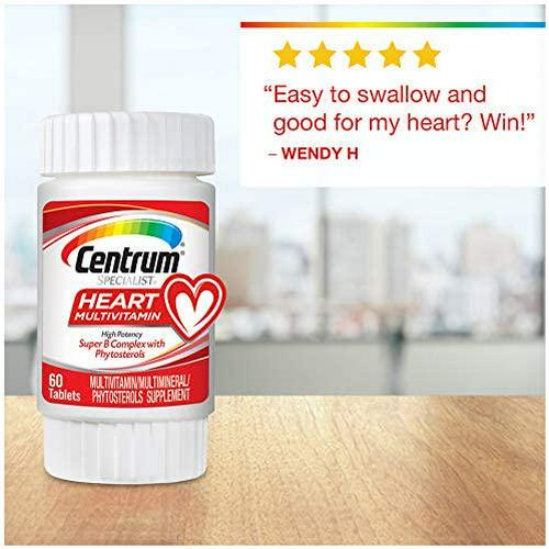 Centrum Specialist Heart Complete Multivitamin Supplement (120Count Tablets)
