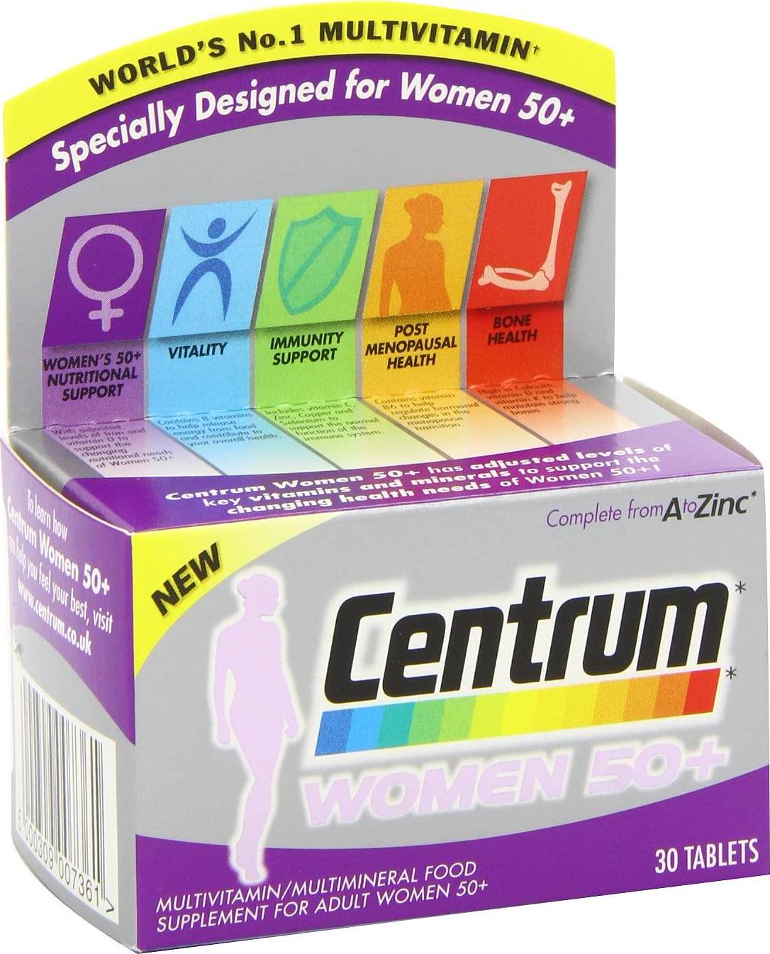 Centrum Women 50 plus - Pack of 30 Tablets