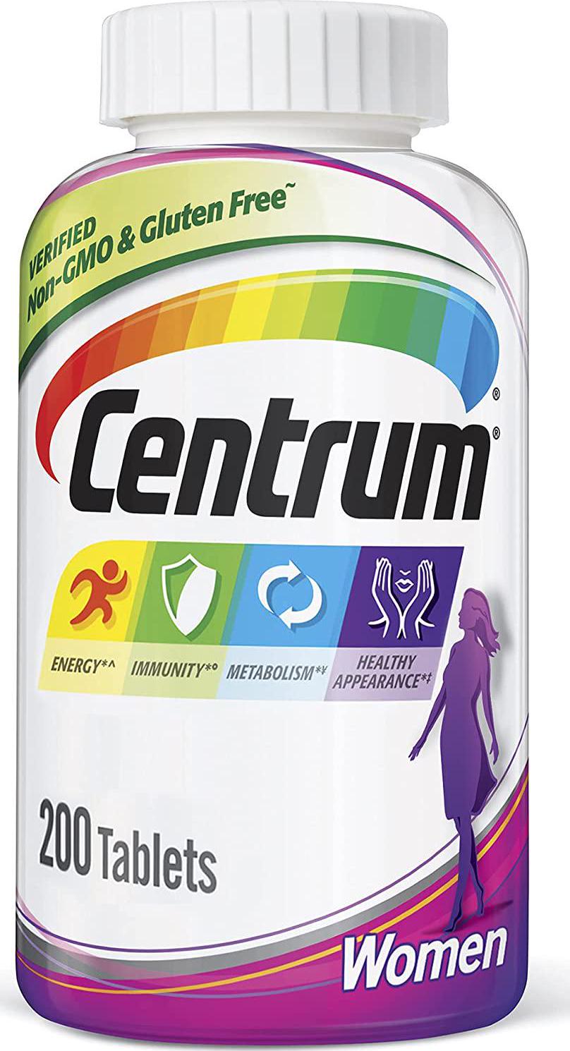 Centrum Women Multivitamin/Multimineral Supplement Tablet, Vitamin D3 (200 Count)