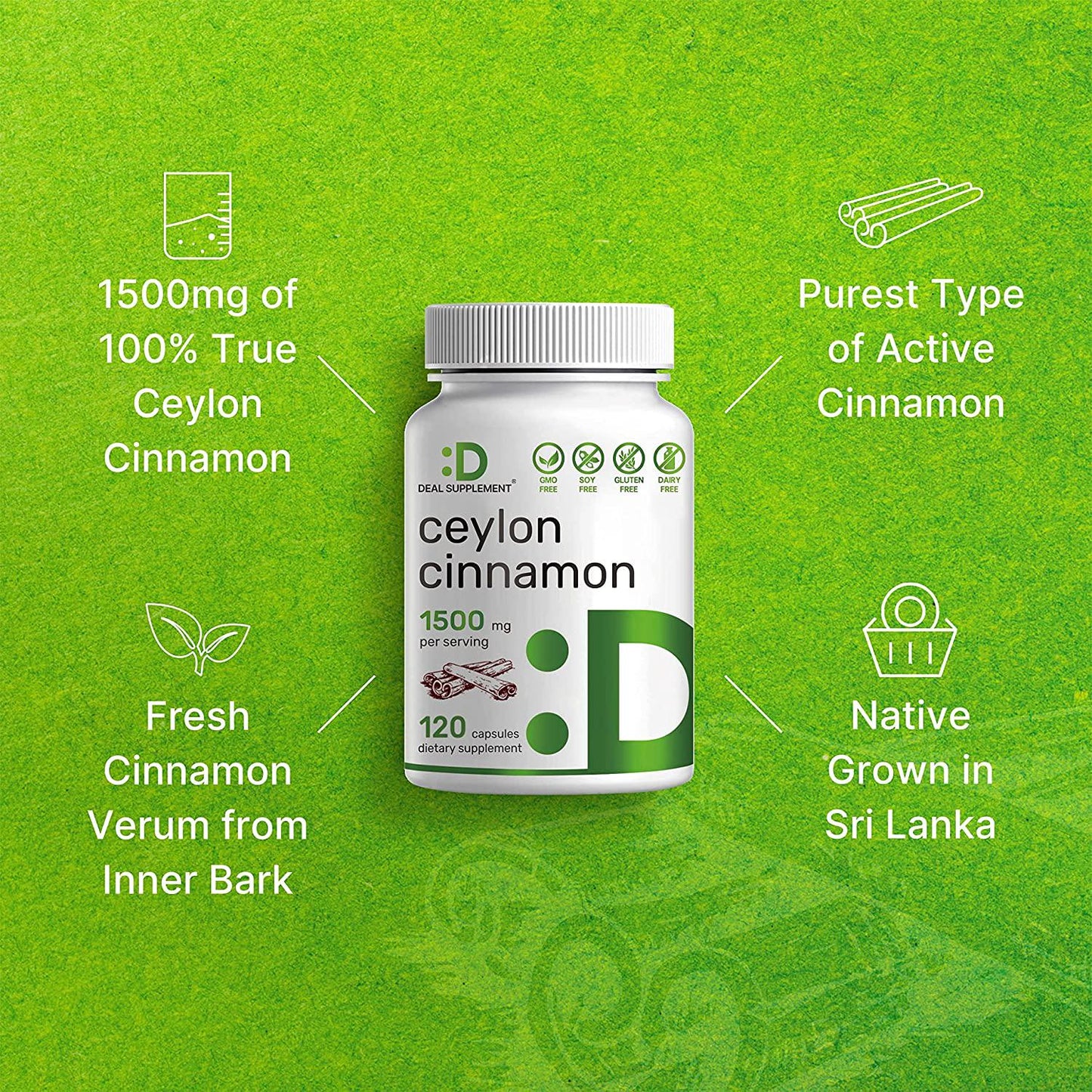 Ceylon Cinnamon Blood Sugar Joint Anti-inflammatory and Antioxidant