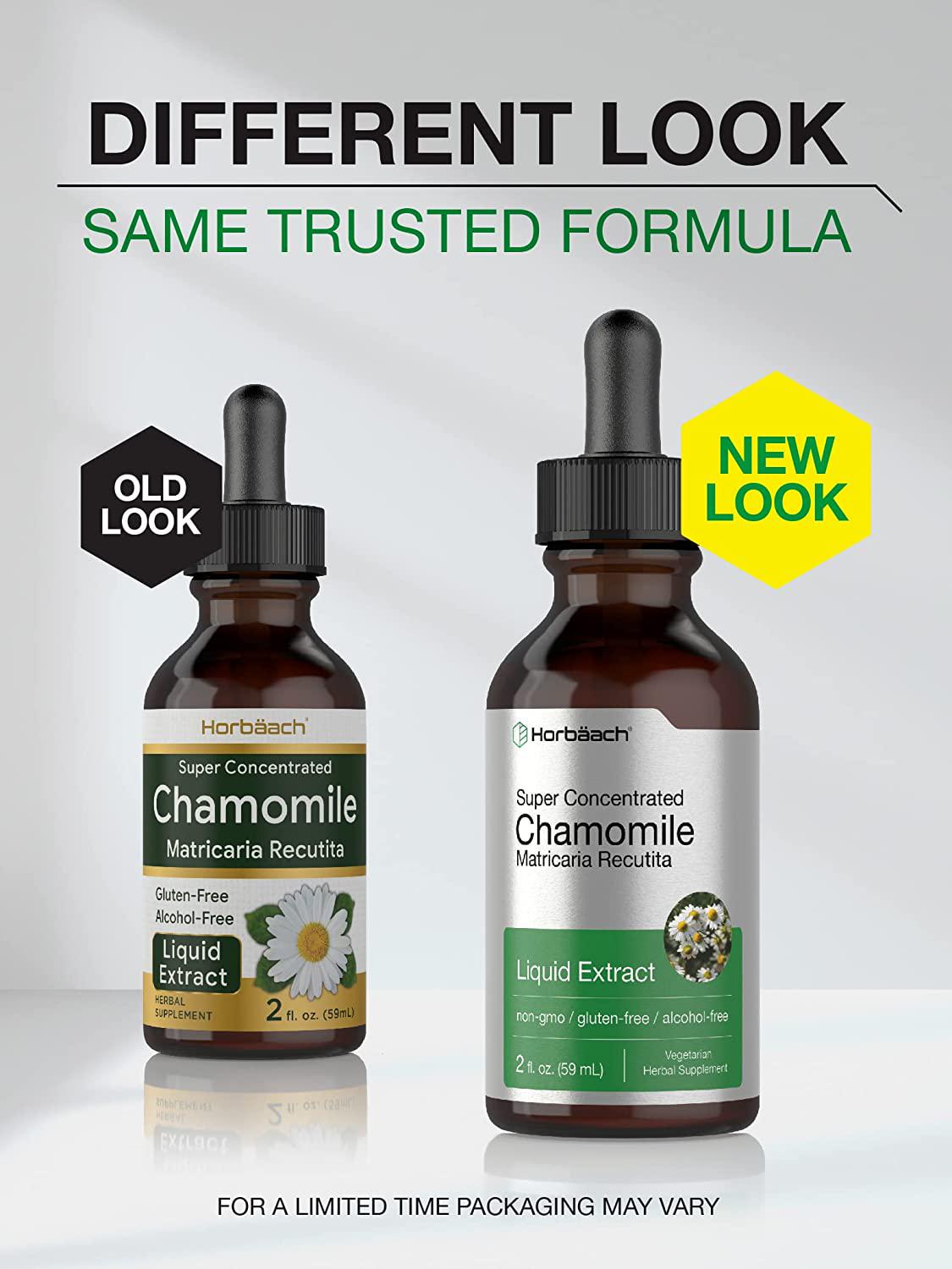 Chamomile Extract | 2 Oz | Alcohol Free | Vegetarian, Non-GMO, Gluten Free Liquid Tincture | by Horbaach