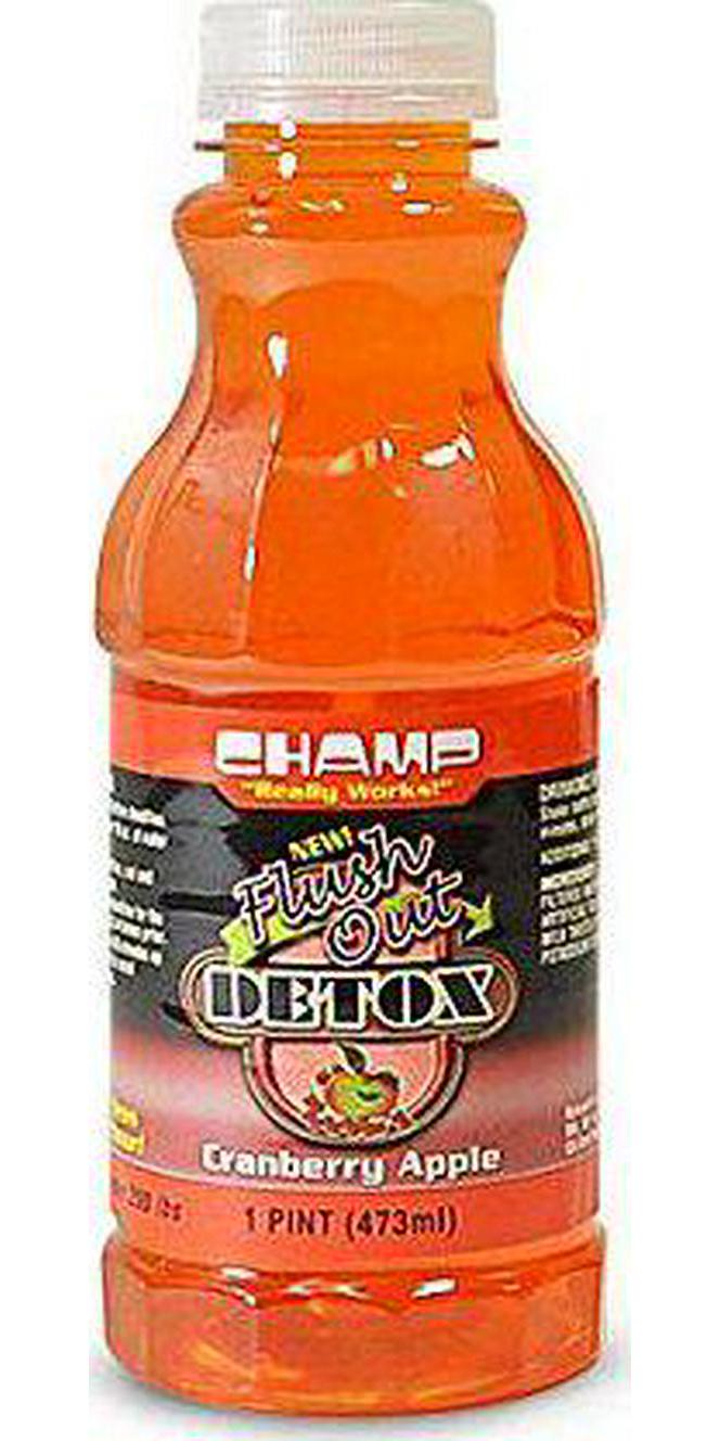 Champ Flush Out Detox Drink, Cranberry Apple, 1 Pint (2 Count)