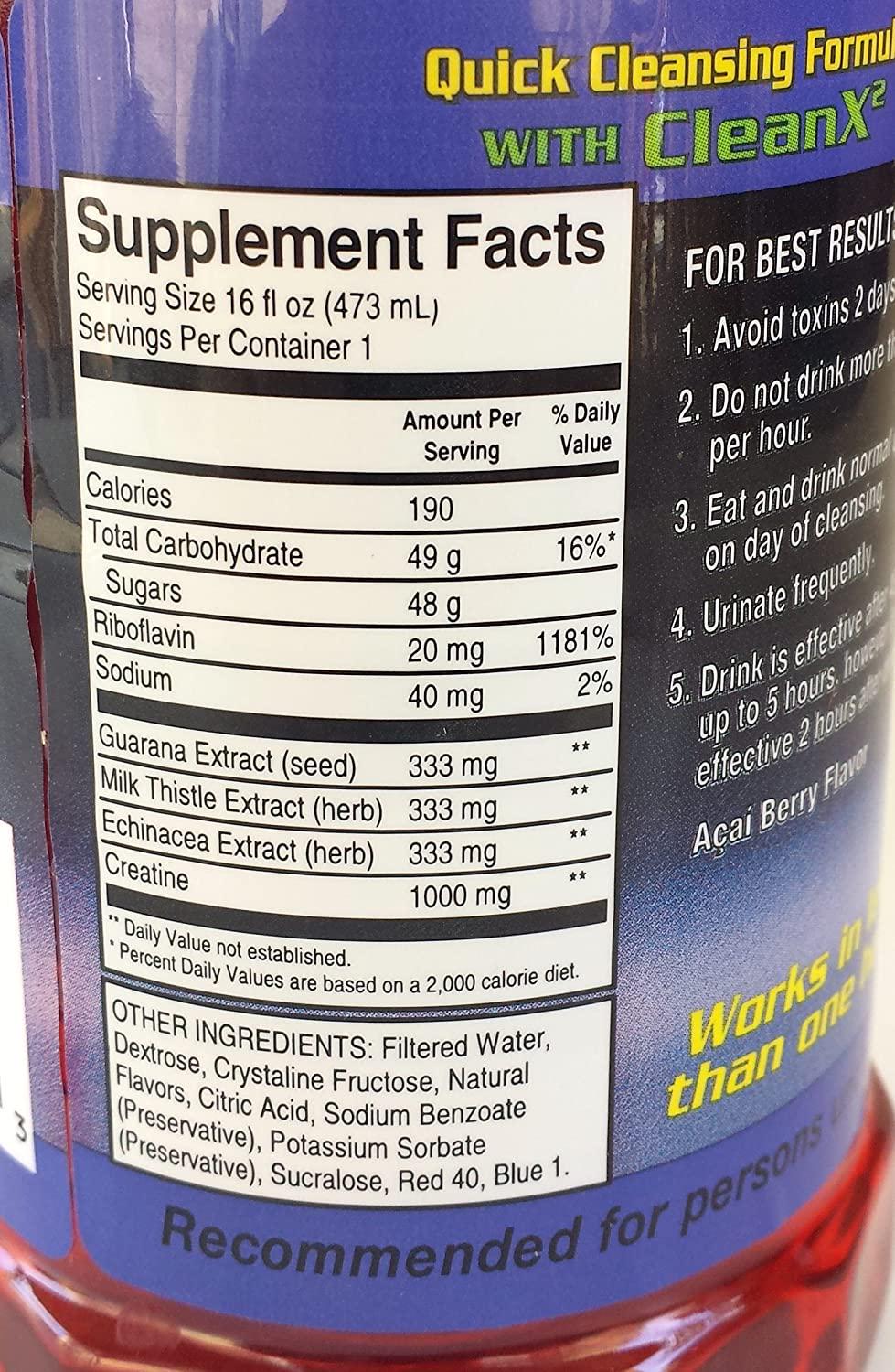 Champ Flush Out Detox Drink - Blueberry by Champ