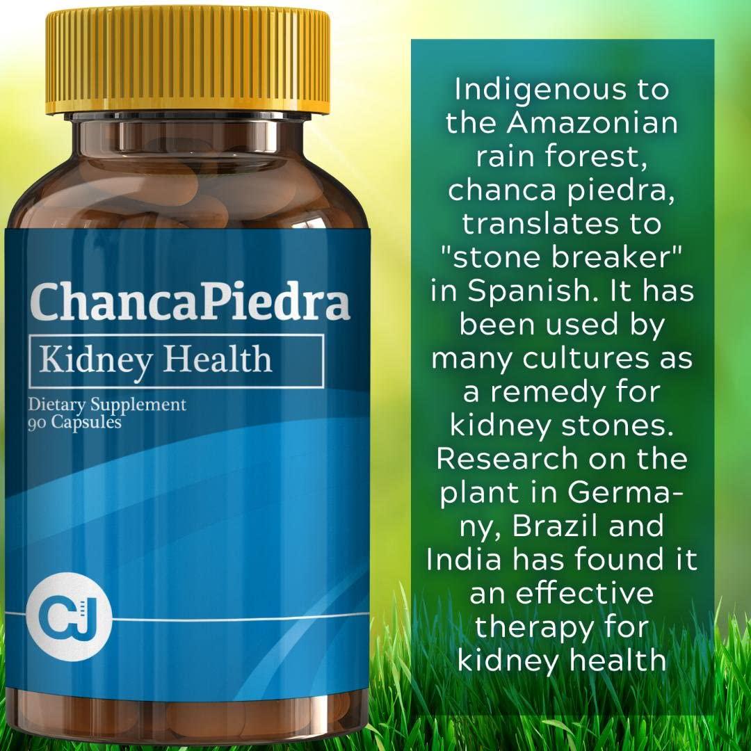 Chanca Piedra 1000mg - 90 Caps (Stone Breaker) | Digestive Supplement for Kidney and Urinary Health