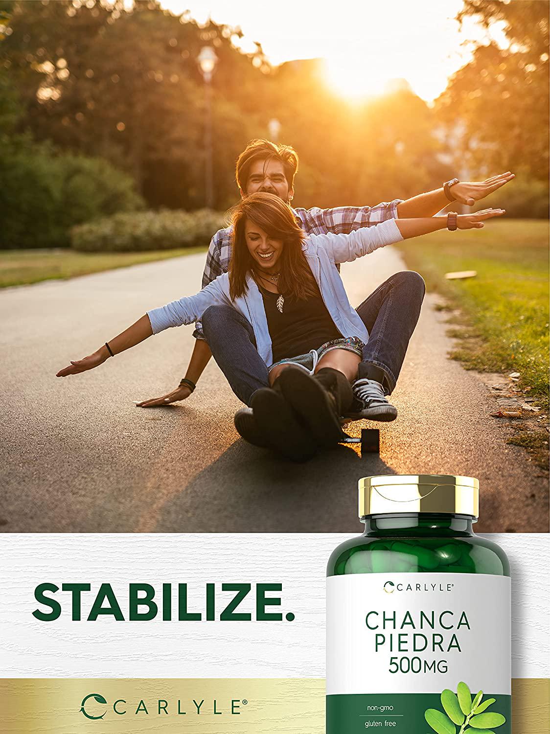 Chanca Piedra | 500mg | 200 Capsules | Non-GMO and Gluten Free Traditional Herb Formula | by Carlyle