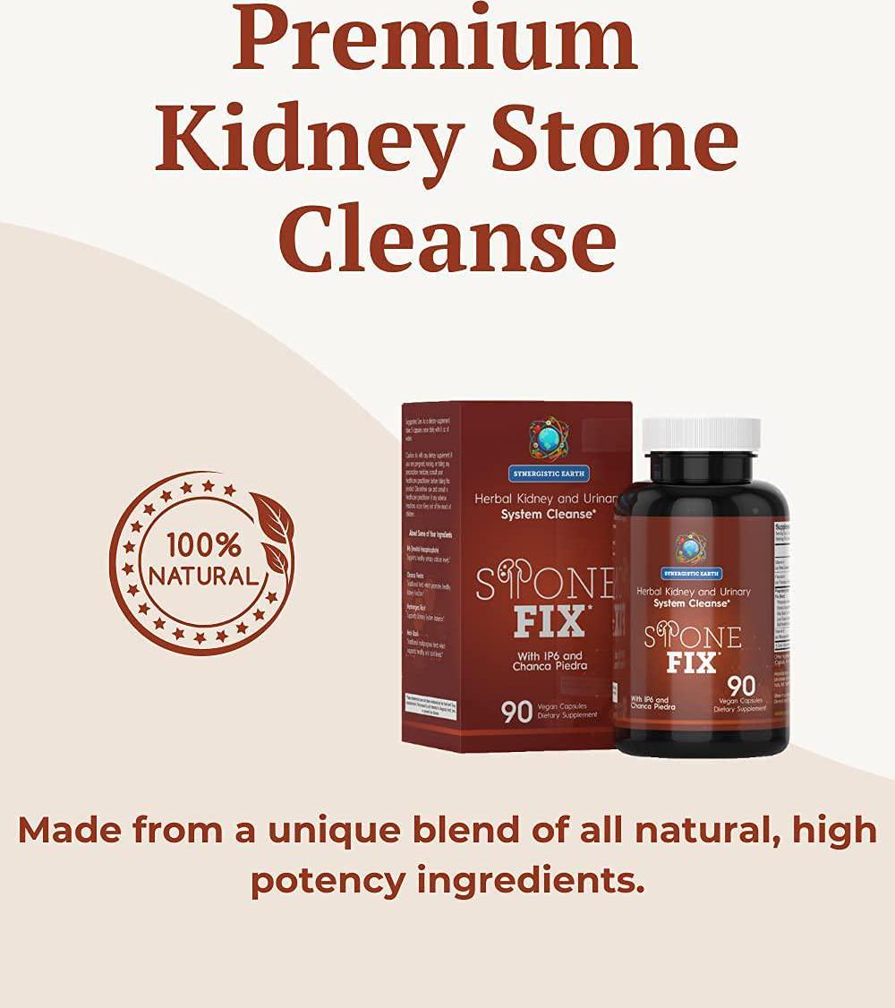 Chanca Piedra Stone Breaker - Powerful Kidney Cleanse Formula - Inositol Hexaphosphate, Hydrangea Root, and Holy Basil - Dissolves Stones Detoxify Kidneys and Flushes Impurities - 90 Vegetarian Capsules