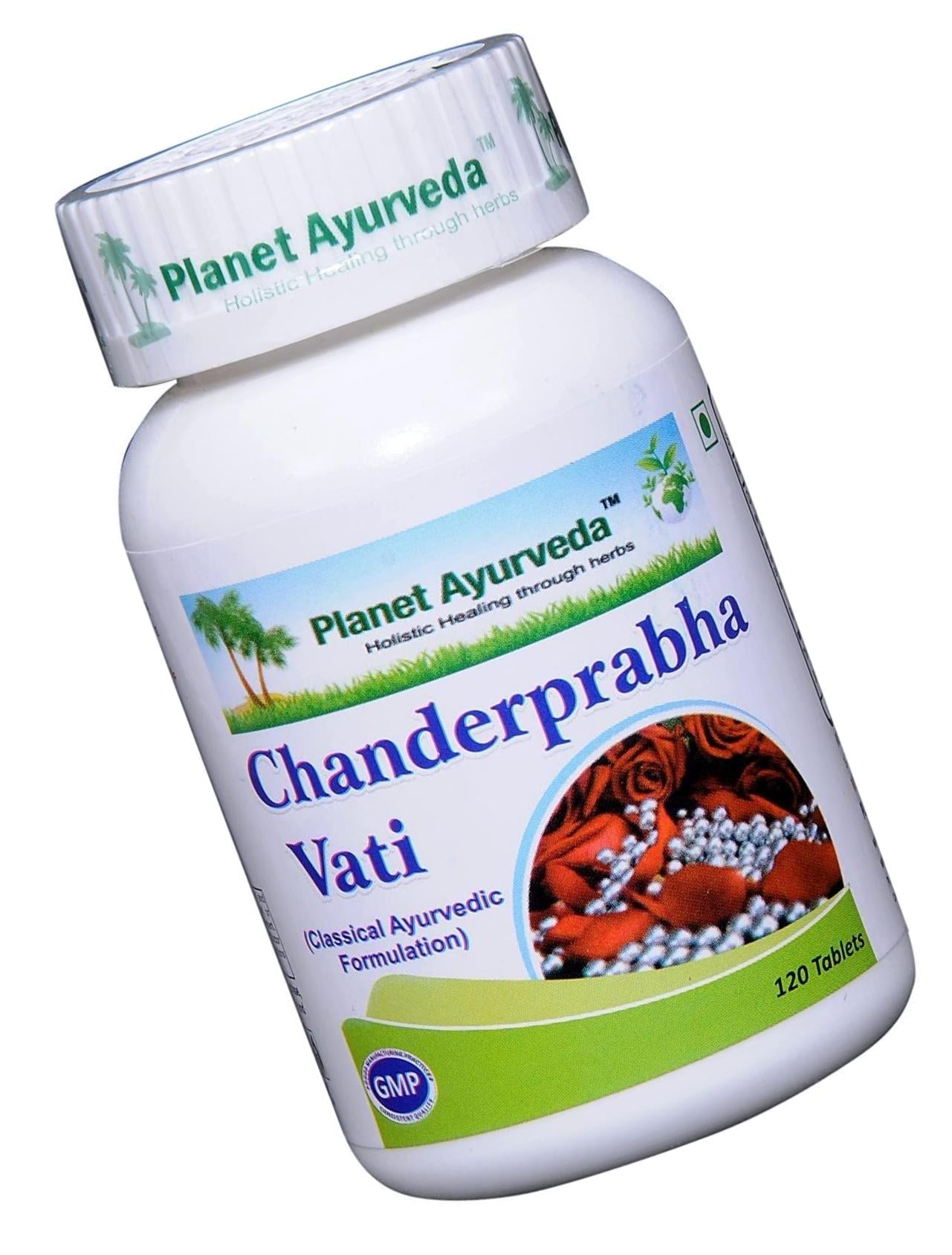Chanderprabha Vati - 120 Tablets - 500mg - Planet Ayurveda (in USA)