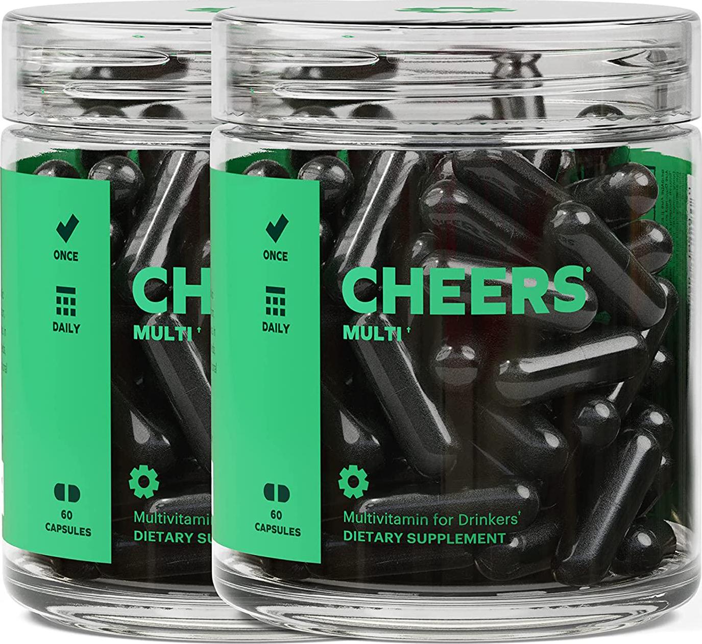 Cheers Multi | Daily Multivitamin for Drinkers | 60 Doses | Betaine, Niacin, Choline Additional Drinkers Care for Replenishing Vitamins and Supporting Overall Health (2)