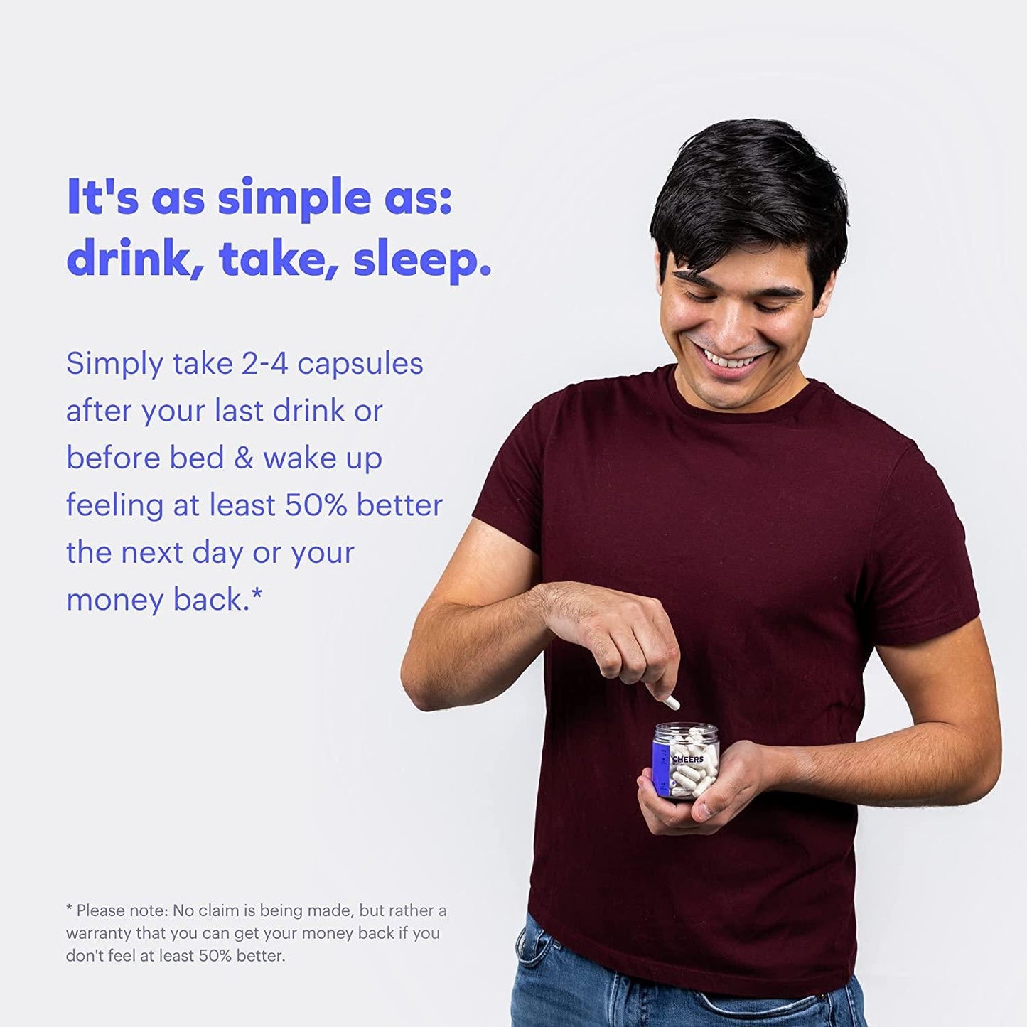 Cheers Restore Capsules with Dihydromyricetin (DHM) - Reduces GABAa Rebound. A Flavonoid Supplement with Milk Thistle Feel Great After Drinking (6 Doses)