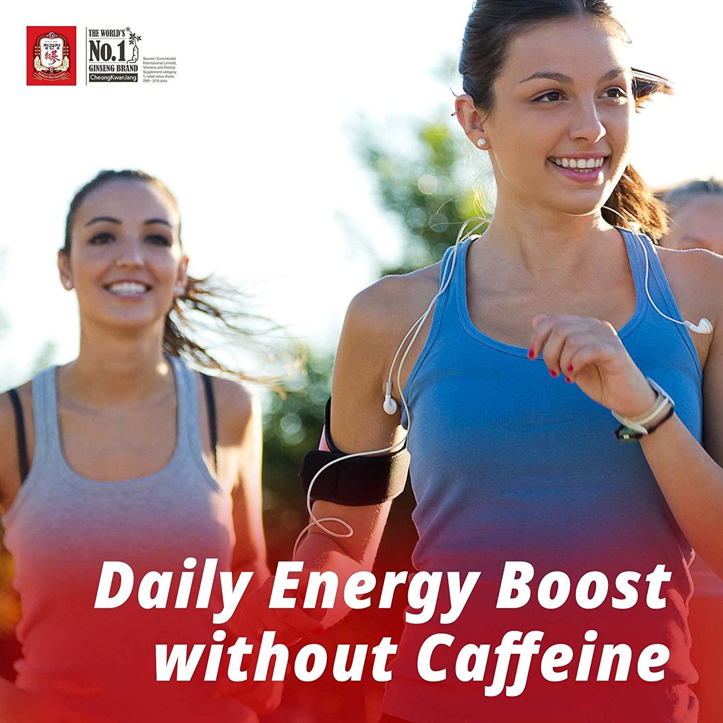 CheongKwanJang [Hong Sam Won Plus - Korean Ginseng Drink] Korean Red Panax Ginseng Extract Drink - Increase Productivity, Improve Blood Circulation and Brain Function - 30 Pouches